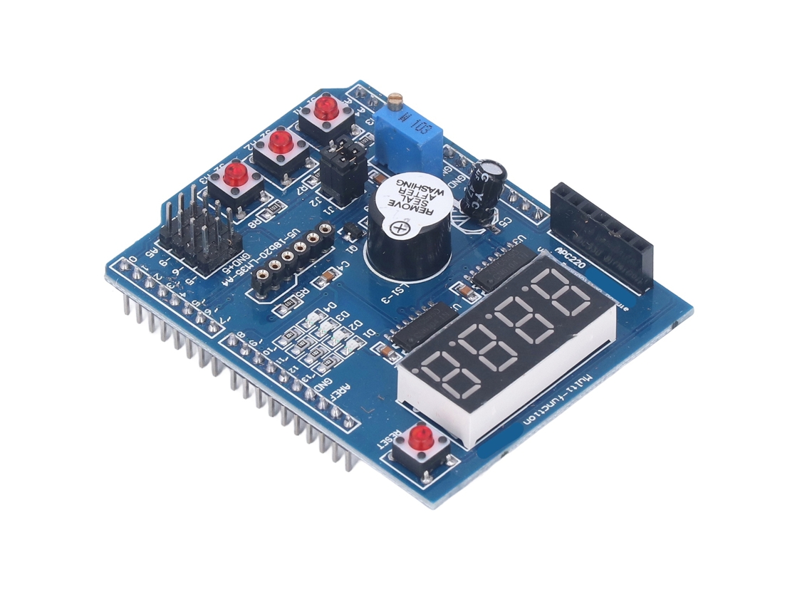 Placa Expansiva Multifuncional Mcu Com Display 4 Dígitos
