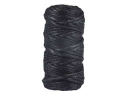 Corda De Juta 6 Camadas Ø 6mm Preta Bobina 35m Rayher