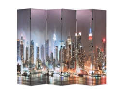 Room Divider, Room Dividers Vidaxl Multicolor Tecido (228 X 170 Cm)