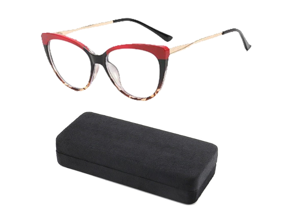 Óculos Anti Luz Azul Laxiscreed Vermelho Para Proteção Ocular E Conforto Digital