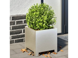 Vidaxl Vaso/floreira De Jardim 2 Pcs 30x30x30 Cm Aço Inoxidável