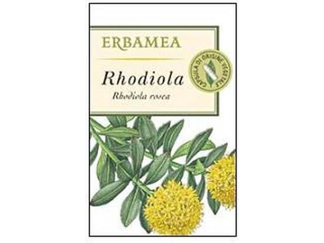 Suplemento Alimentar ERBAMEA Rhodiola (50 cápsulas vegetais de 370mg)