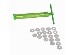 Extrusor Argila Verde Aço Inox Decoração Bolos