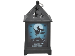Rebe-lanterna De Halloween Com Luz Led Noturna Portátil Lâmpada De Fogo Para Decoração Festiva De Bruxa