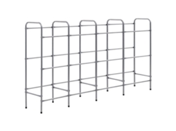 Conjunto 1 Storage Shelf, Storage Shelves Vidaxl Prateado Aço (190 X 33 X 116 Cm)