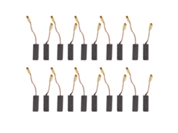 20 Peças De Escova De Carbono Para Motor 5x8x15mm Acessório De Cobre Kit Para Furadeira Amoladora Máquina