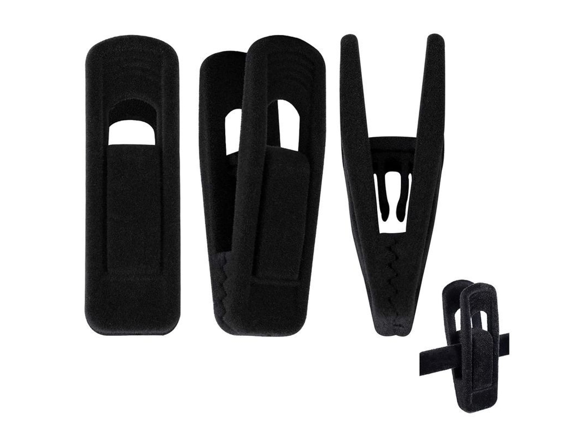 2026 10 Clip Black Hanger Clips Fuertes para Perchas de Terciopelo Delgado Pantalones Y Faldas