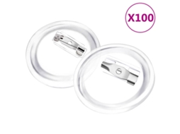 Button Badge Kit, Button Badge Kits Vidaxl Transparente Acrílo (25 Mm)
