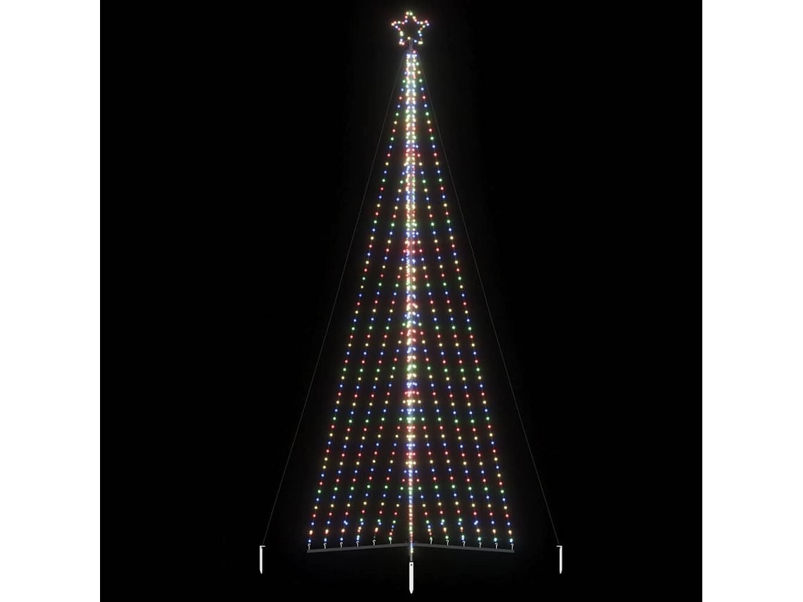 Vidaxl Led Árvore De Natal 789 Leds Colorido 476 Cm