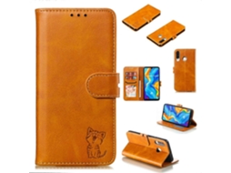 Capa Protetora De Couro Para Huawei P30 Lite