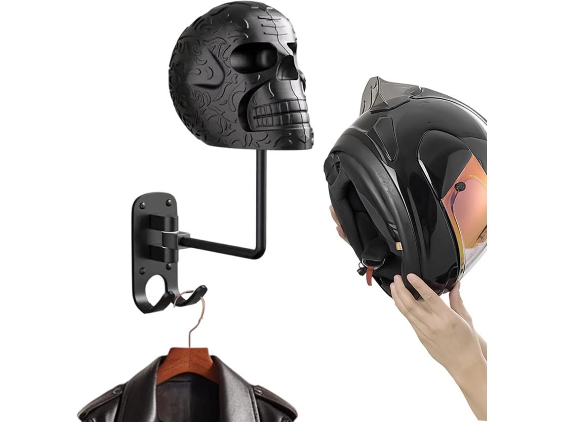 Suporte De Parede Decorativo Para Capacete Motocicleta – Chapéu Cowboy, Garagem, Entrada, Quarto, Feminino, Masculino