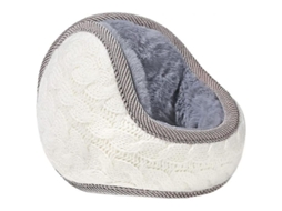 2026 orejeras de Invierno para Mujer Unisex Calientas Tejidas Regalo Algodón Pelo Falso Ajustables Plegables para Actividades Al Aire Libre
