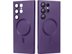 Capa Supreme Magsafe Note para Samsung VEANXIN Roxo