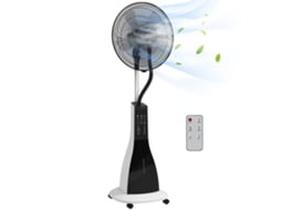 Ventilador com sistema de nebulização, reservatório de 3L, 3 modos, 3 velocidades, 44,5x38,5x120cm, preto e branco ZENCORE SERVICES