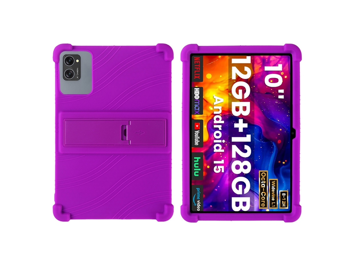 Capa Para Tabwee T20 10.1 Polegadas Com Suporte Resistente A Impactos Henten Home Roxo