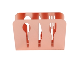 Portavasos De Servilletas De Acero Inoxidable Rosa Oro Para Mesa De Cocina Y Comedor