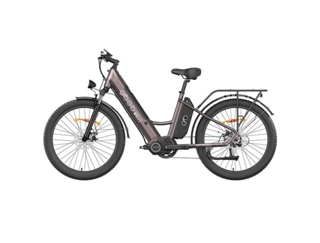 Bicicleta Elétrica GOGOBEST Gf850 500W * 2 Motores Duplos 48V 10 4Ah Bateria 130Km Alcance Shimano 7 Velocidades Roxo