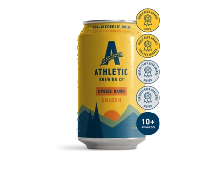 Cerveja Athletic Upside Down Golden Sem Alcoól Athletic Brewing Co (35cl)