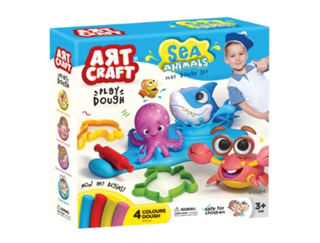 Art Craft Ocean Animals Dough Set 200 Gr ARTCRAFT