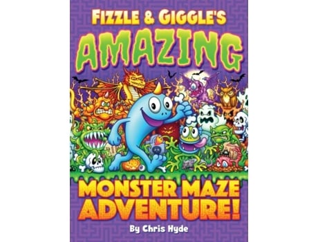 Livro Fizzle Amp Giggles Amazing Monster Maze Adventure! De Chris Hyde (inglês)