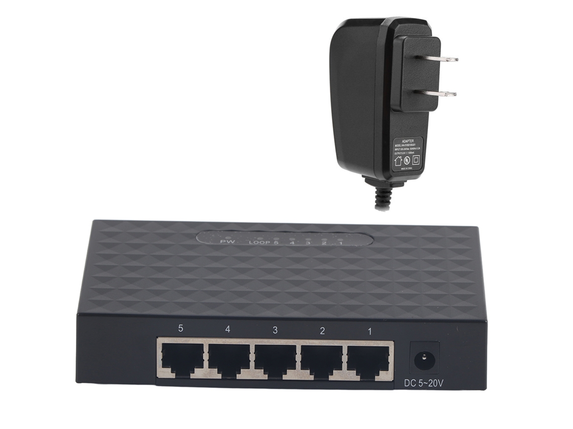 Switch 5 Portas Gigabit LAXISCREED