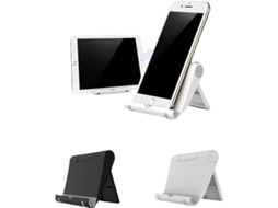 suporte de Mesa Pliable Ajustável de Plástico 2un para Tablet 6 11" e Celulares Iphone Samsung Android Qtc