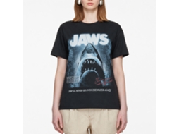 Rockinstone Jaws Faded Background Smoke T-shirt Size:xl