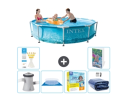 Intex Piscina Com Estrutura Redonda - 305x76 Cm - 7-peças S245