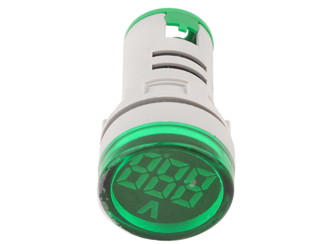 Lâmpada Led Indicadora Sinal Redonda Verde Sunflare