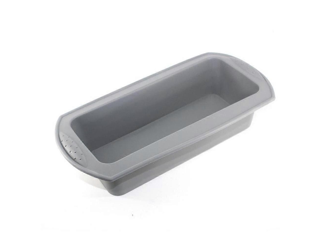 Molde de Pão de Silicone Antiaderente para Forno Micro ondas Refrigerador Feito de Silicone Alimentar Resistente a Altas Temperaturas 2*gris