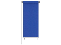 Vidaxl Estore De Rolo Para Exterior 65 (l) X 140 (a) Cm Azul Hdpe
