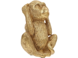 Estatueta Macaco Decorativa Portátil Resina Design Delicado Ideal Quarto Escritório Ornamento Único Decoração GOKOCO