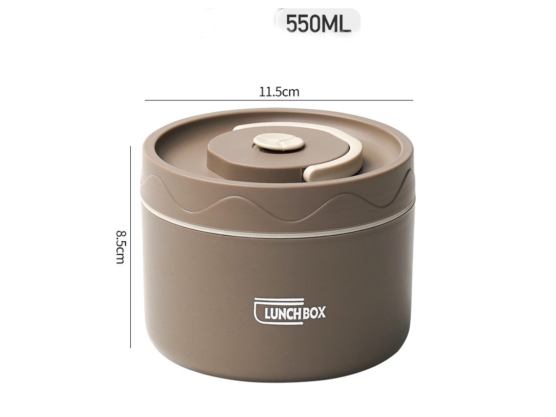 Lancheira Bento À Prova de Vazamentos para Adultos Café de Camada Única Grande EVELTEK One size