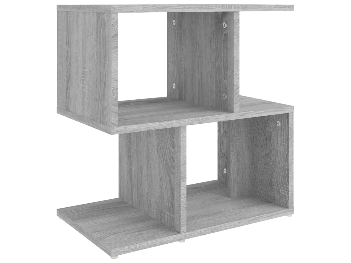Bedside Cabinet, Bedside Cabinets Vidaxl Cinzeto Madeira Processada (n/a)