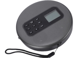 Leitor Cd Portátil Cuifati, De De Mesa Com Bluetooth, Tela Lcd, Alto-falantes, Usb E 3 Modos De Repetição