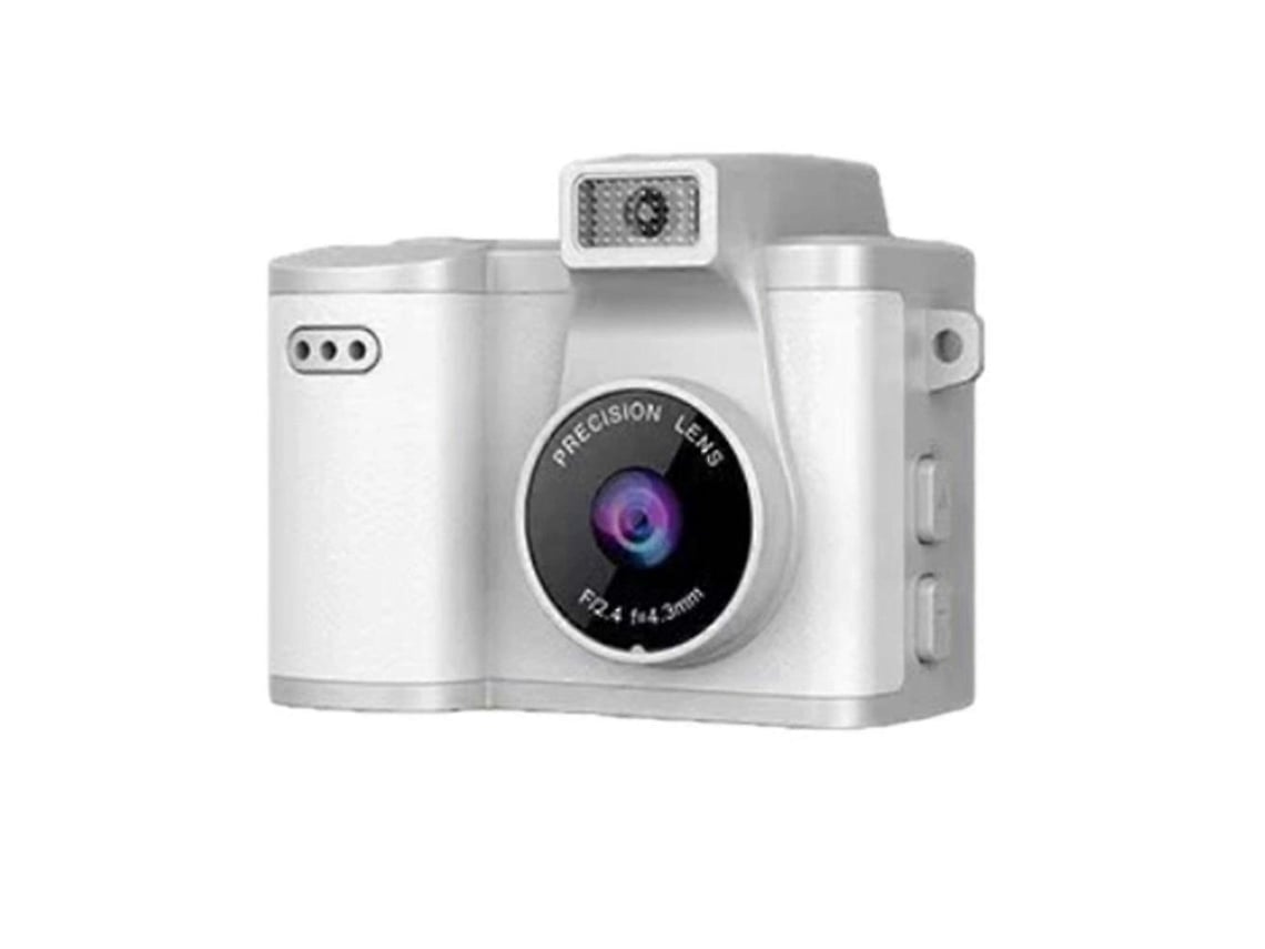 Câmara Digital Retrô 1080p Com Ecrã Ips De 0,96 Polegadas E Luz Led