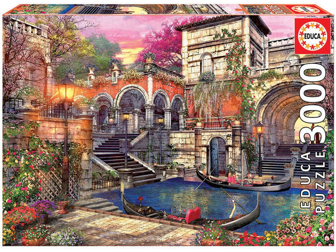 PUZZLE 3000PÇS ROMANCE EM VENEZA
