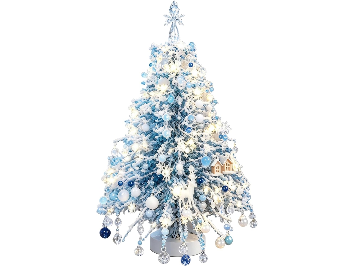 Kit Genérico Para Montar Árvore De Natal Com Luzes Fluorescentes.