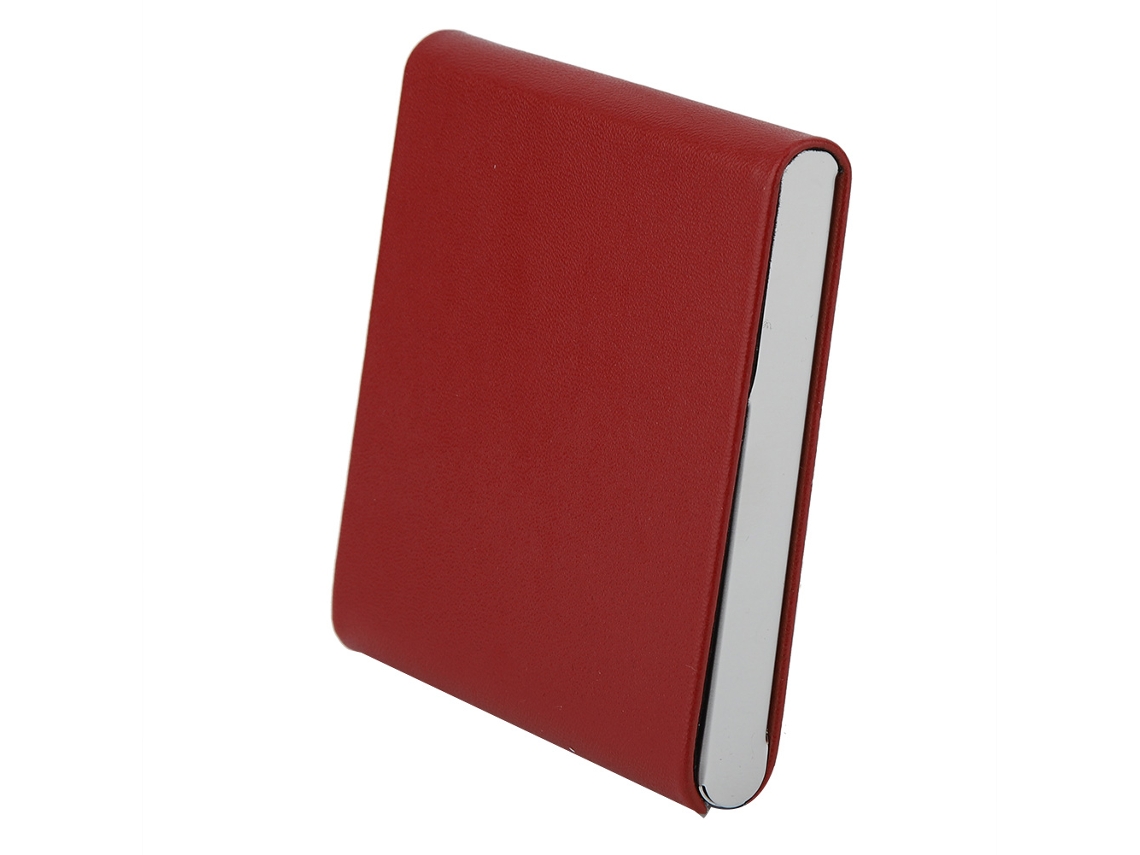 Capinha para Cigarros de Couro Pu Vermelho S/MARCA
