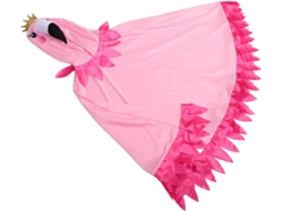 Fantasia Divertida De Flamingo Unissex, Capa Com Capuz Em Tecido Leve Para Eventos E Festas Temáticas.