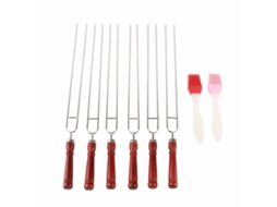 Conjunto de 2 Escovas para Limpeza de Grelha, Aço Inoxidável AQUAFORGE
