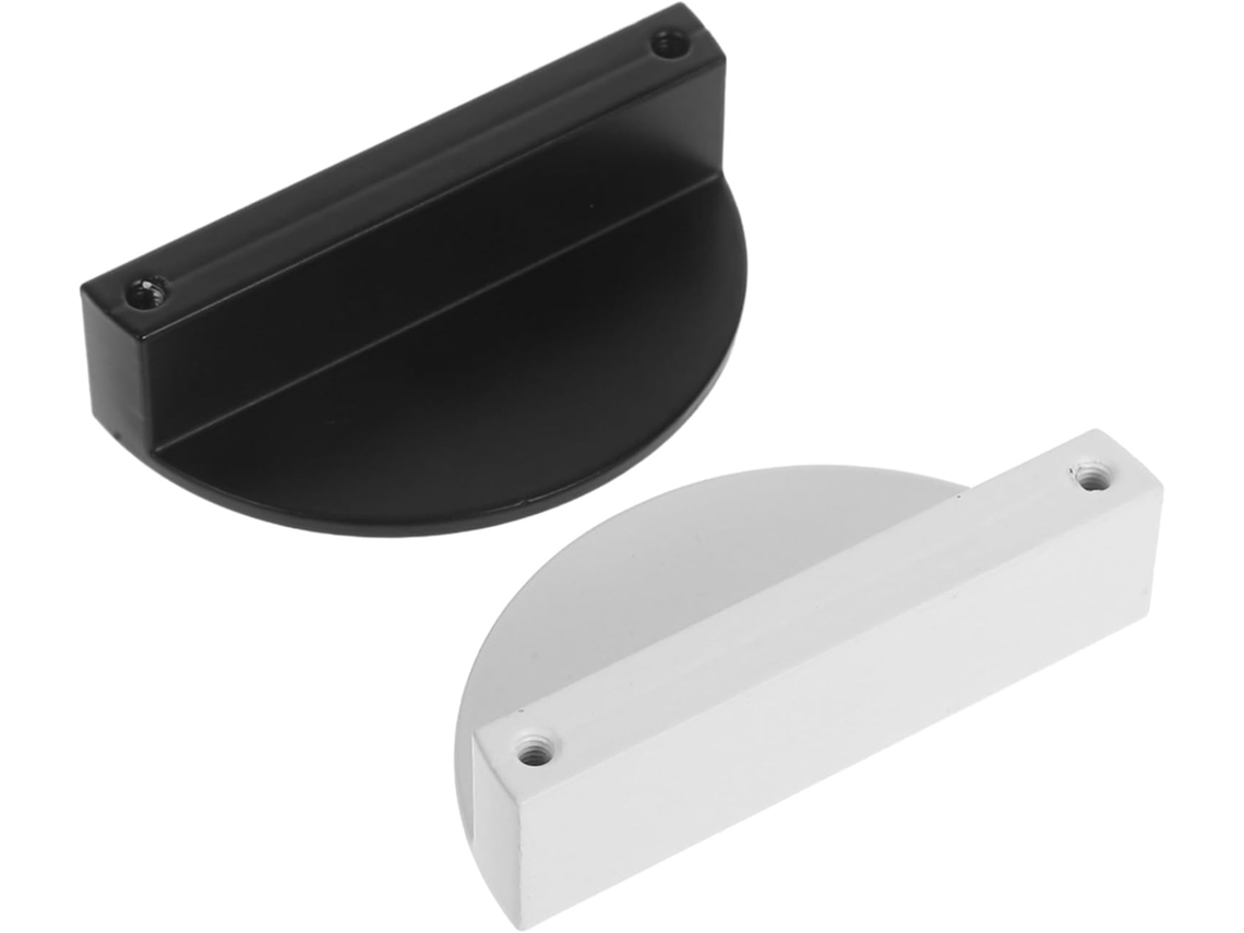 Conjunto De 2 Puxadores Semicirculares Para Armários, Em Liga De Alumínio, 64mm