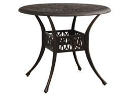 Vidaxl Mesa De Jardim 90x90x74 Cm Alumínio Fundido Bronze
