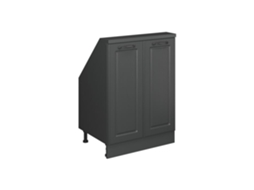 Móvel Sob Pente R line VICCO 60cm com 2 Portas Antracite Casa de Campo (60x40x80 cm)