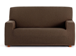 Capa de Sofá 3 Lugares EYSA Premium Troya Tecido Elástico (210 x 70 x 110 cm - Poliéster e Algodão - Marrón)