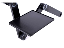 Lurelia Base De Arrefecimento Para Portátil Ajustável, Ergonómico, Ventilado, Em Alumínio, Em Preto