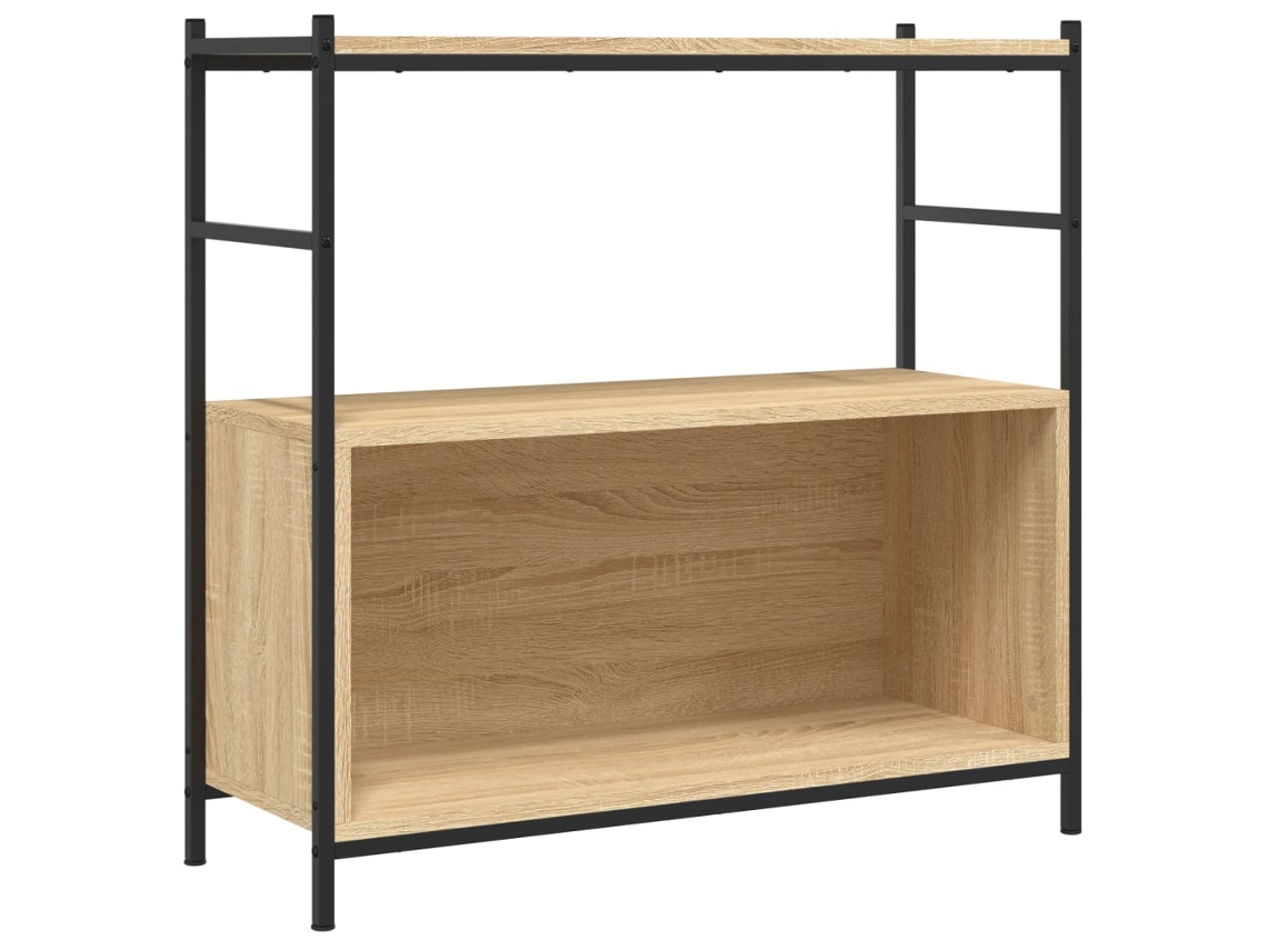 Estante Derivados Madeira/ferro Carvalho Sonoma MAISON EXCLUSIVE 80x30x78,5 cm