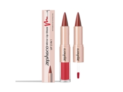 Batom Gloss Espelho 2 Em 1 Vermelho Tijolo + Vermelho
