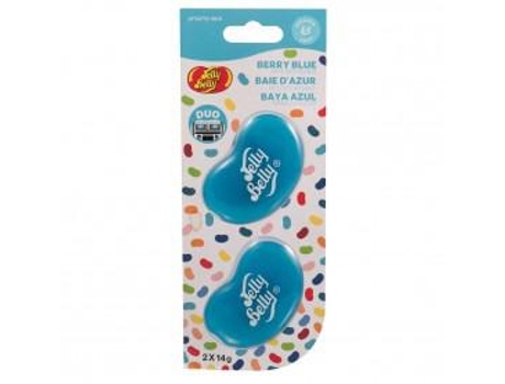 Jelly Belly Duo Mini Ambientador Coche Casa Oficina Aseo... Fragancia 'Berry Blue Jewel'