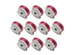 Compatível com Gardena, 5306 20, Kit com 10 Carretéis de Fio para Aparador de Grama AQUAFORGE